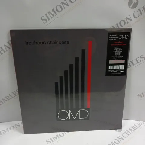 SEALED OMD BAUHAUS STAIRCASE EXCLUSIVE RED & GREY VINYL