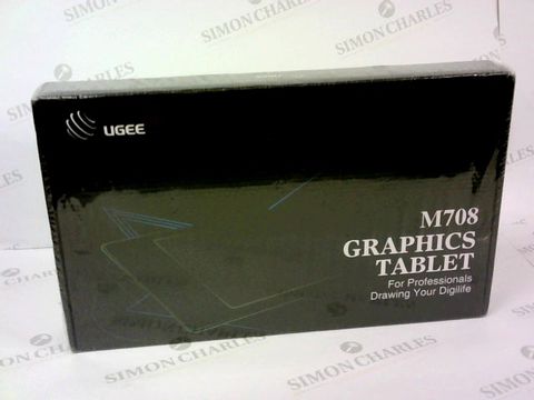 BOXED AND SEALED UGEE M708 GRAPHICS TABLET