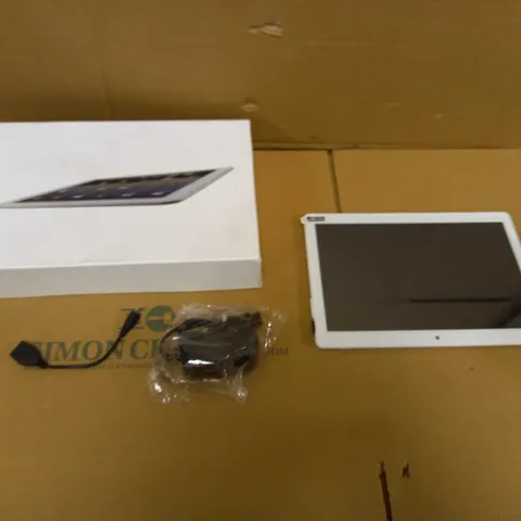 WHITE TOUCH SCREEN TABLET - BOXED 