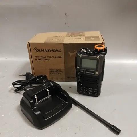 BOXED QUANSHENG PORTABLE MULTI-BAND TRANSCEIVER 