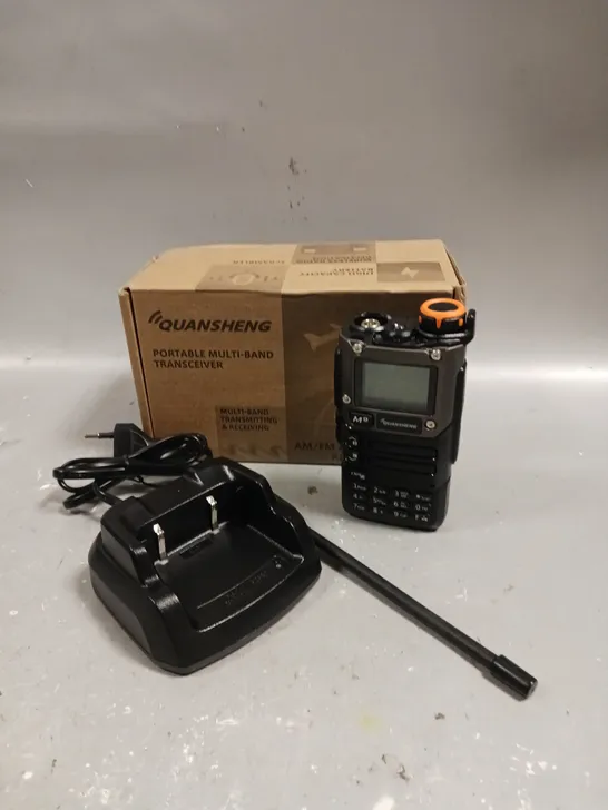 BOXED QUANSHENG PORTABLE MULTI-BAND TRANSCEIVER 