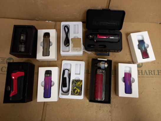 BOX OF ASSORTED VAPORISERS AND ACCESSORIES