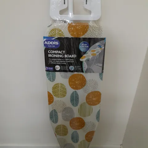 SEALED BRAND NEW ADDIS COMPACT IRONING BOARD - 97CM X 34.5CM - COLLECTION ONLY