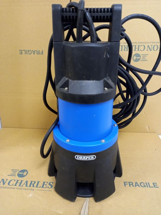 DRAPER 98919 1300W SUBMERSIBLE DIRTY WATER PUMP WITH FLOAT SWITCH SUB