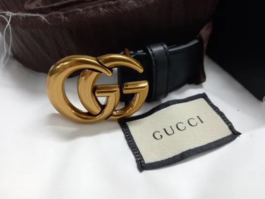 BOXED GUCCI BLACK BELT