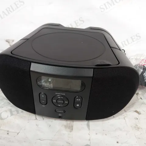 ASDA TECH CD BOOMBOX IN BLACK