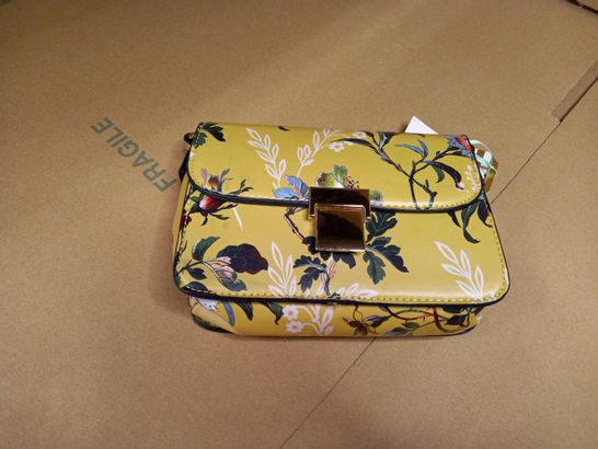 OASIS GREEN/FLORAL LARGE PRINT HAND BAG