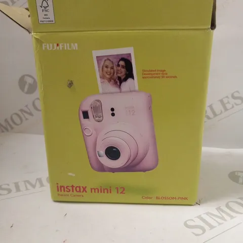 BOXED FUJIFILM INSTAX MINI 12 INSTANT CAMERA