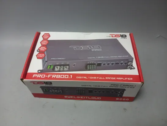 BOXED DS18 PRO-FR800.4 DIGITAL FULL RANGE 4 CHANNEL AMPLIFIER 