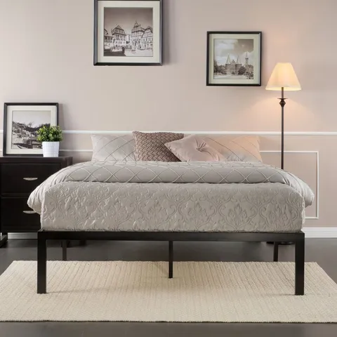 BOXED WICKFORD MINIMALIST  METAL BED FRAME SUPERKING 