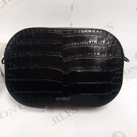 OFF-WHITE COCCO BLACK CAMERA BAG