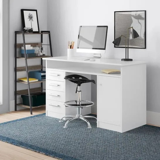 BOXED CANONARO WRITING DESK - WHITE (2 BOXES)