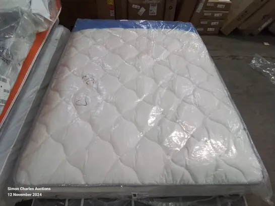 BAGGED DESIGNER DOUBLE 135CM AIRSPRUNG LUXURY QUILTED MEDIUM MATTRESS RRP £229