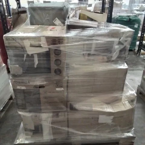 PALLET OF APPROXIMATELY 13 UNPROCESSED RAW RETURN MICROWAVES TO INCLUDE;