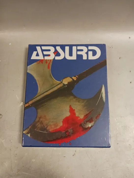 SEALED ABSURD THE ITALIAN COLLECTION ULTRA HD BLU-RAY 