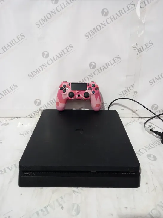 SONY PLAYSTATION 4 CONSOLE & PINK CONTROLLER 