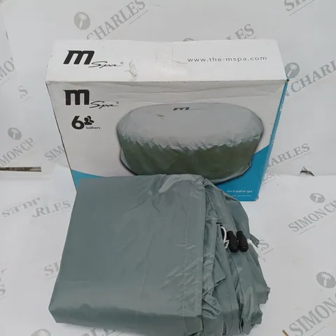 BOXED M-SPA 6 PERSON HOT TUB SPA OVERALL COVER 