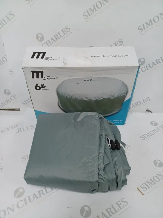 BOXED M-SPA 6 PERSON HOT TUB SPA OVERALL COVER 