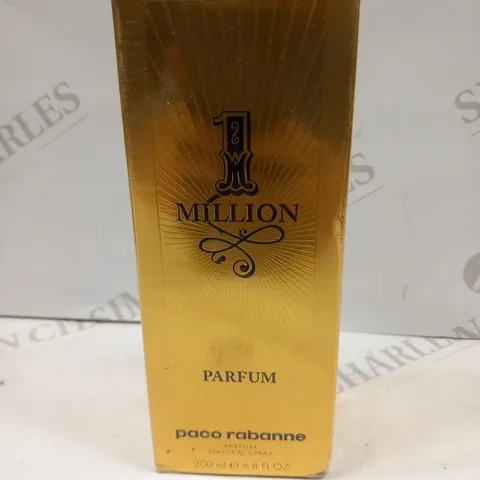 BOXED AND SEALED PACO RABANNE 1 MILLION PARFUM NATURAL SPRAY 200ML