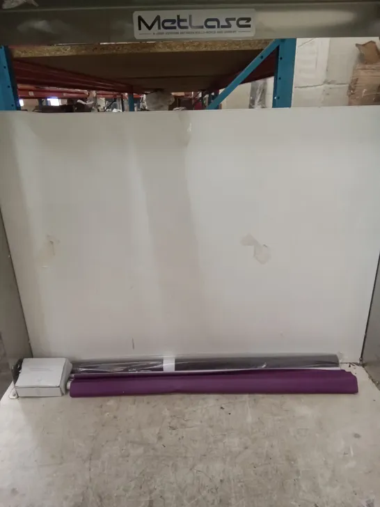 BOXED DOUBLE ROLLER BLINDS - 90 X 165CM (AUBERGINE)