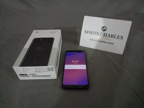 BOXED GOOGLE PIXEL 3 MOBILE PHONE