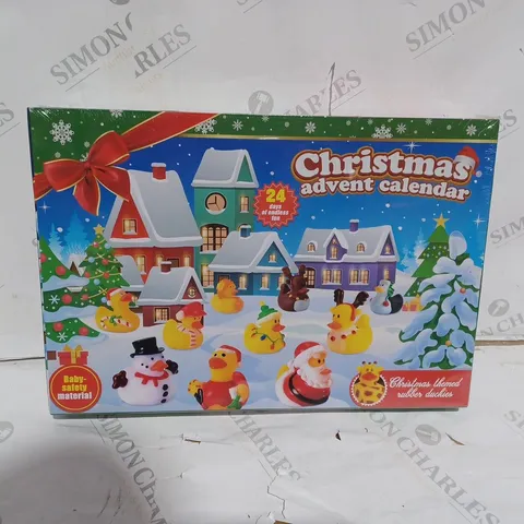 CHRISTMAS ADVENT CALENDER RUBBER DUCKIES