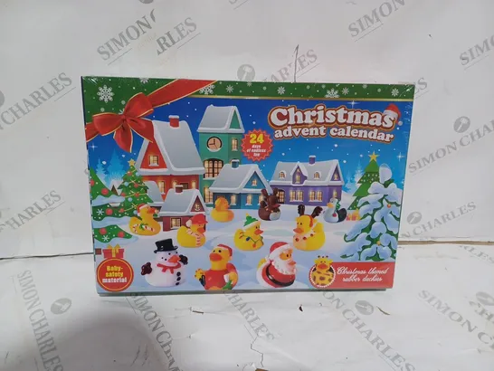 CHRISTMAS ADVENT CALENDER RUBBER DUCKIES