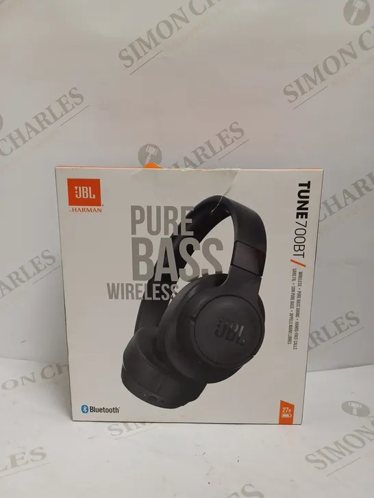 BOXED JBL TUNE700BT PURE BASS WIRELESS HEADPHONES 