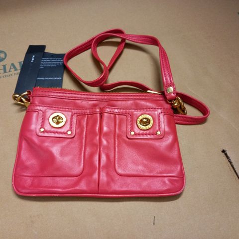 MARC JACOBS GENUINE ITALIAN LEATHER BAG IN RED