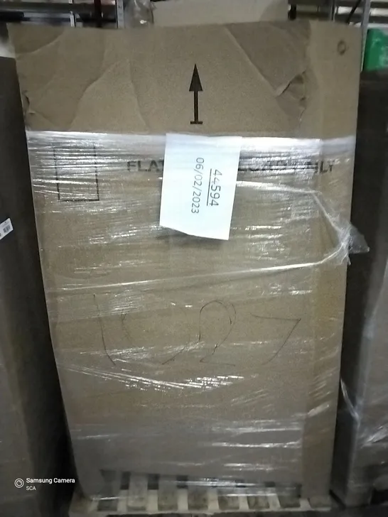 PALLET OF ASSORTED ITEMS INCLUDING DMTECH 17" WIDE LED TV, LAWNMOWER, MATTRESS TOPPER, VACUUM CLEANER