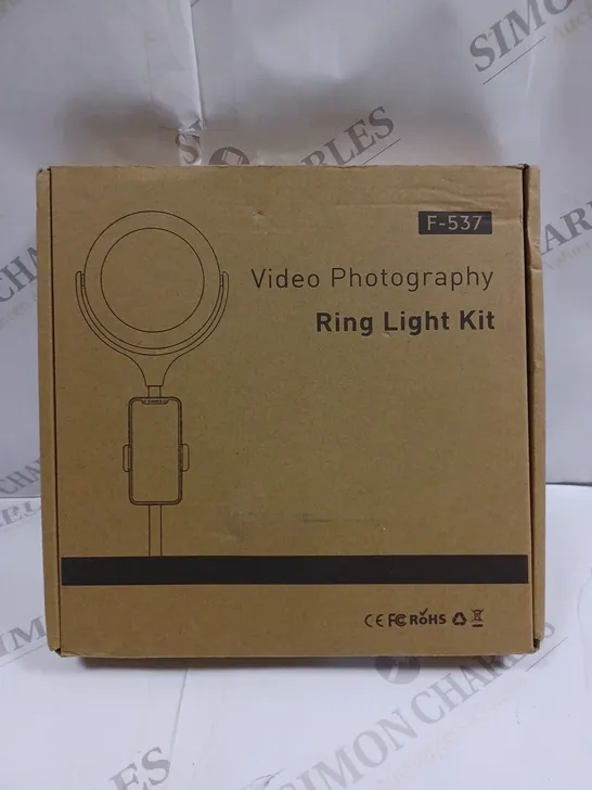 BOXED F-537 VIDEO PHOTOGRAPHY RING LIGHT KIT 