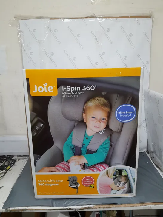 BOXED AND SEALED COAL JOLE I-SPIN 360 CHILD SEAT 