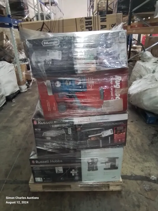 PALLET OF APPROXIMATELY 24 UNPROCESSED RAW RETURN HOUSEHOLD AND ELECTRICAL GOODS TO INCLUDE;