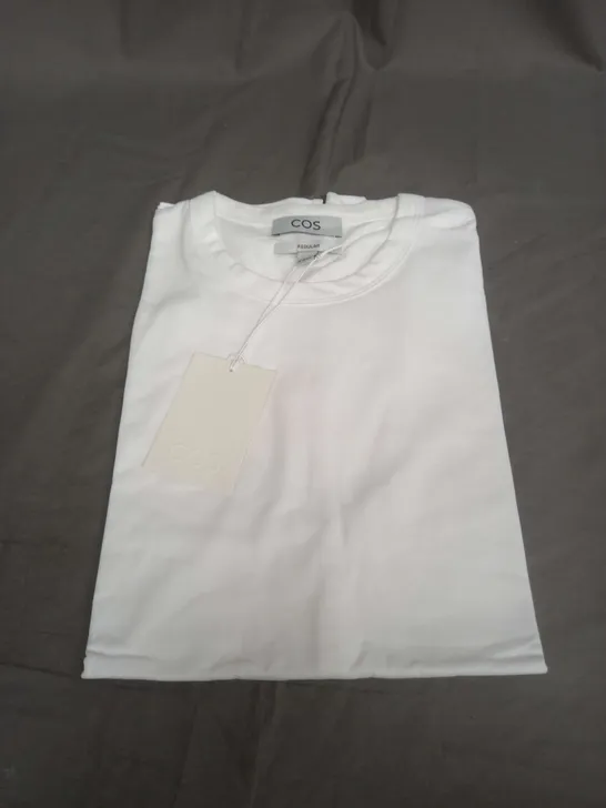 COS REGULAR WHITE T-SHIRT - MEDIUM