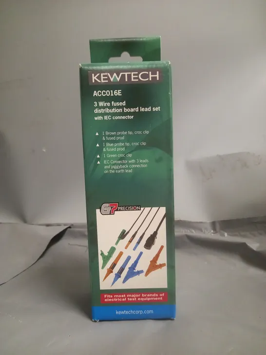 BOXED KEWTECH ACC016E 3 WIRE FUSED DISTRIBUTION BOARD LEAD SET