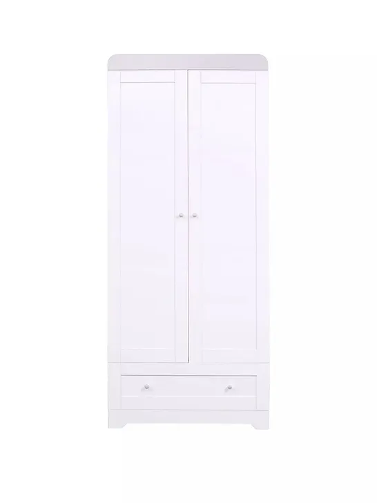 BOXED TUTTI BAMBINI RIO WARDROBE - WHITE/DOVE GREY (2 BOXES) RRP £249.99