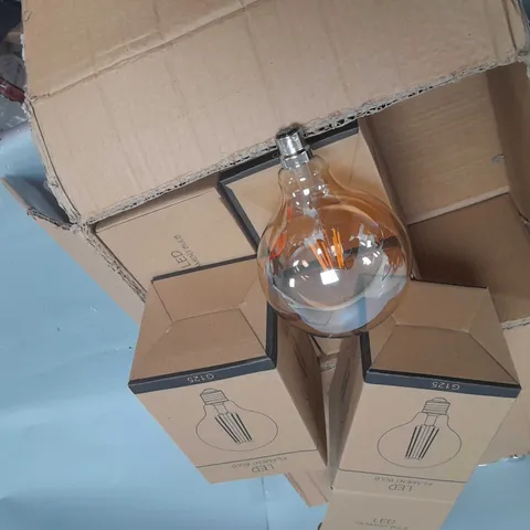 CASE OF 6 BOXED LED FILAMENT BULBS G125