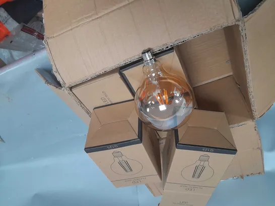 CASE OF 6 BOXED LED FILAMENT BULBS G125