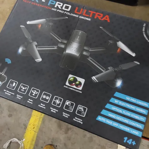 BOXED GX PRO ULTRA HD PRO FOLDING DRONE