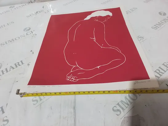 KNEELING WOMAN PRINT -ETOURENS 20/35