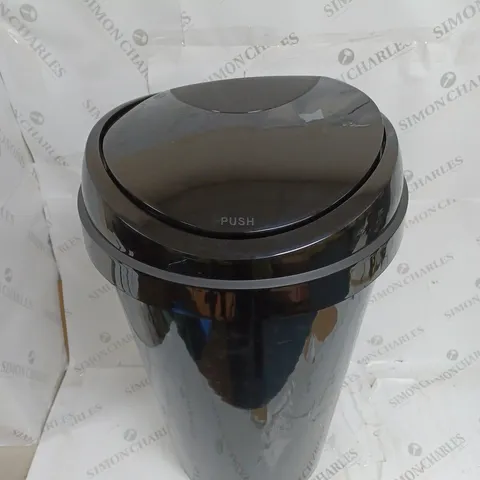 BLACK PLASTIC PRESS BIN 