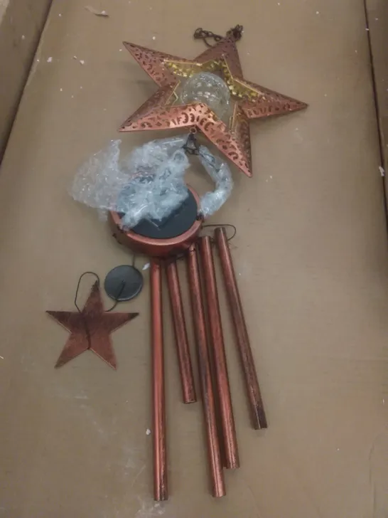 BOXED SOLAR LED WIND-CHIME - STAR