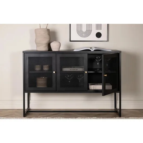 BOXED JAKAYLEN 120CM STEEL SIDEBOARD