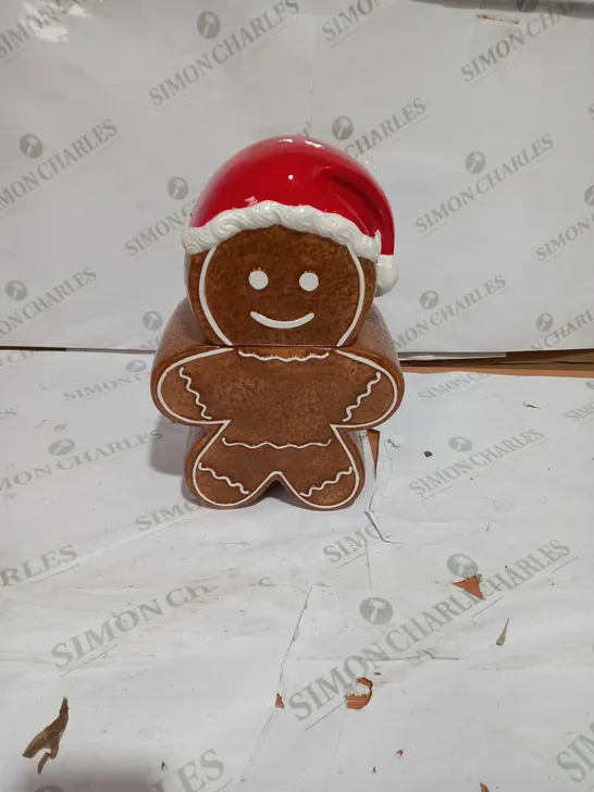 HOMEWORX BY HARRY SLATKIN & CO. CERAMIC GINGERBREAD MAN