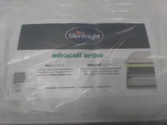 BAGGED SILENTNIGHT MIRACOIL ORTHO MATTRESS -  APPROX 180X200CM