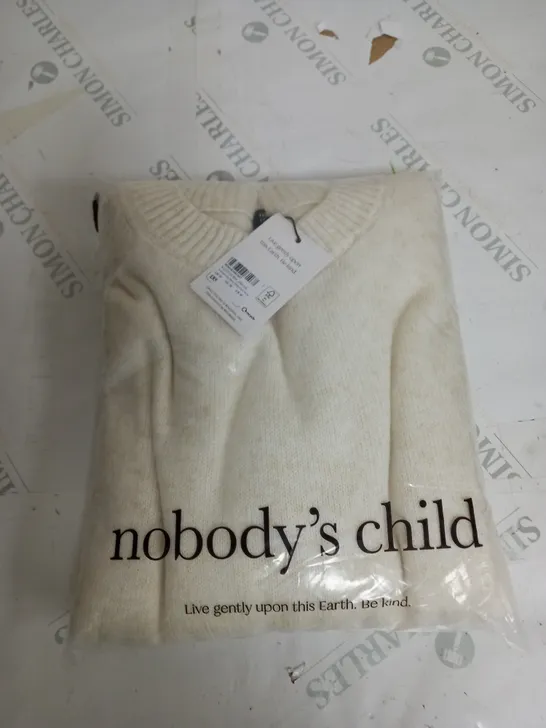 BAGGED NOBODYS CHILD KNITTED MAXI COSY DRESS SIZE M