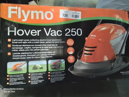 BOXED FLYMO HOVER VAC 250 