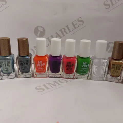 BOX OF APPROX 10 BARRY M NAIL PAINT IN ASSORTED COLOURS