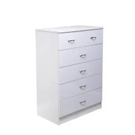 BOXED CHILTON 6 DRAWER WHITE GLOSS (BOX 1 OF 2 ONLY)