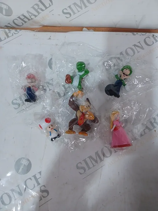 SUPER MARIO CHARACTER SET CAKE TOPPERS 